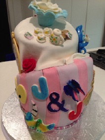 Alice in Wonderland Bridal Shower Cake Alice in Wonderland Bridal Shower Cake